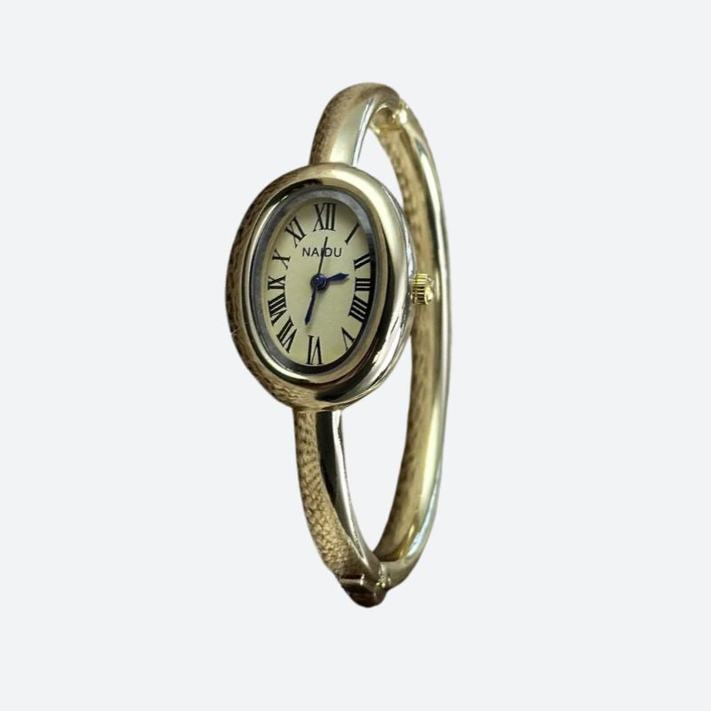 Montre Vintage Femme Ovale Élégante - vue 1 - Montrelio