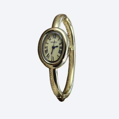 Montre Vintage Femme Ovale Élégante