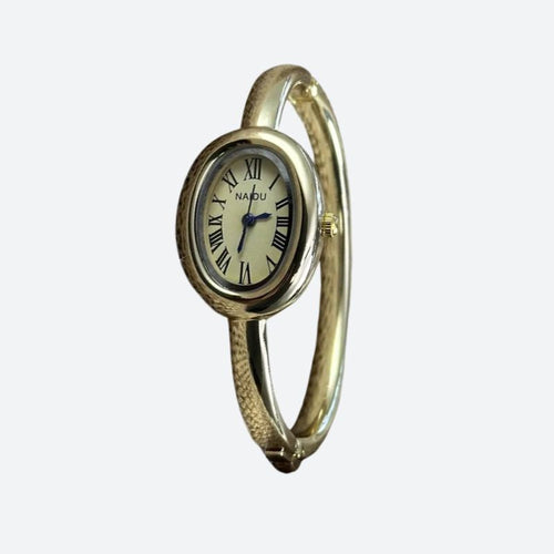 Montre Vintage Femme Ovale Élégante - vue 1 - Montrelio