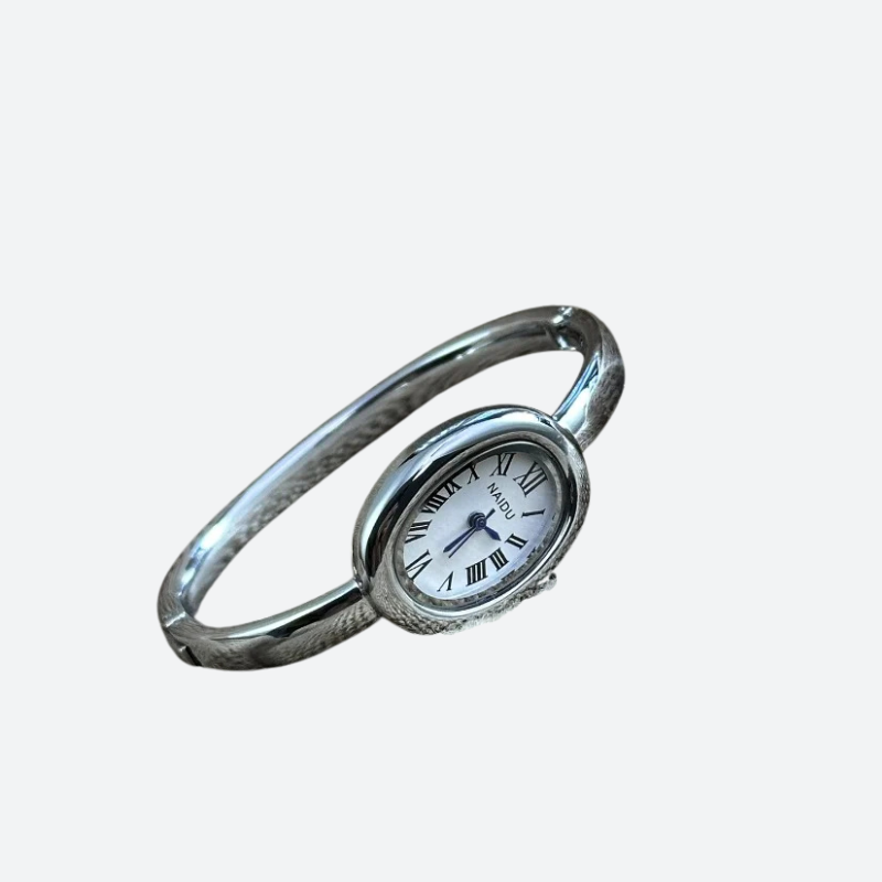 Montre Vintage Femme Ovale Élégante - vue 5 - Montrelio