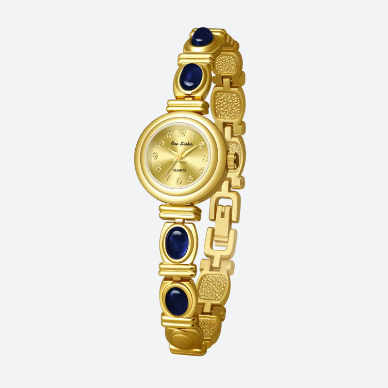 Montre Vintage Femme Pierres Naturelles Bijou - vue 3 - Montrelio