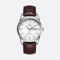 Montre Vintage Homme Quartz Cuir Marron - vue 2 - Montrelio