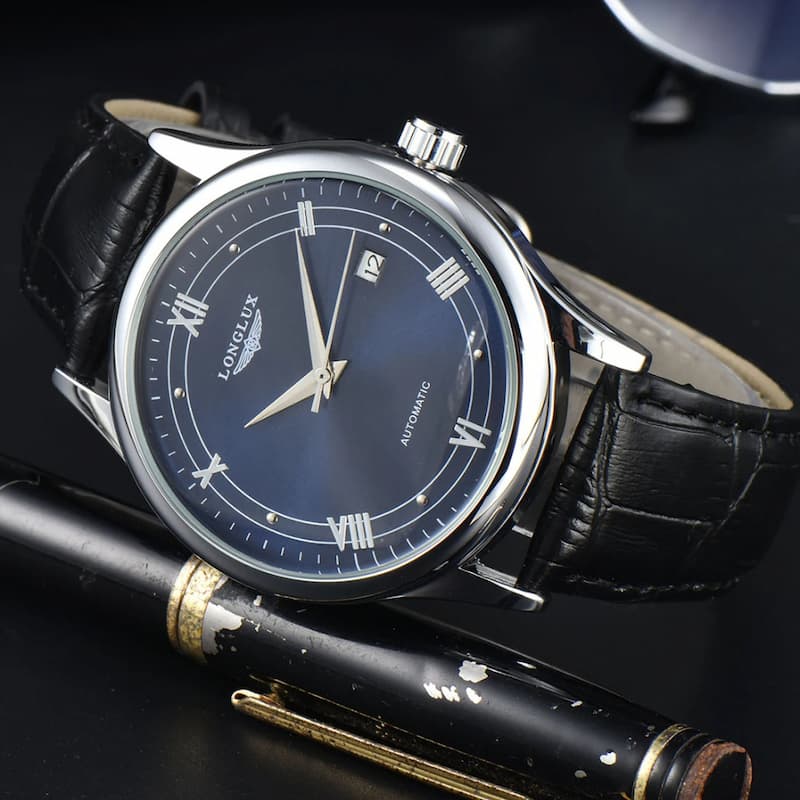 Montre Vintage Mécanique Homme Calendrier Complet - vue 5 - Montrelio