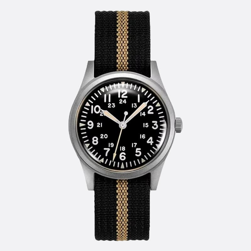 Montre Vintage Militaire Homme Quartz Style Rétro - vue 1 - Montrelio