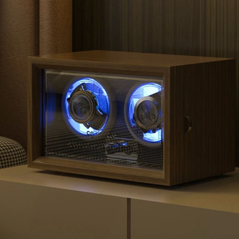 Remontoir Montre Automatique Bois et LED - vue 5 - Montrelio