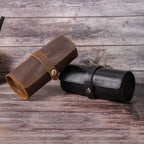 Rouleau à montres en cuir avec plusieurs montres
